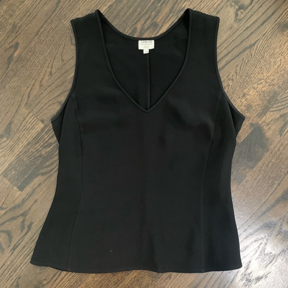 Tailored Armani Sleeveless Blouse sz 4